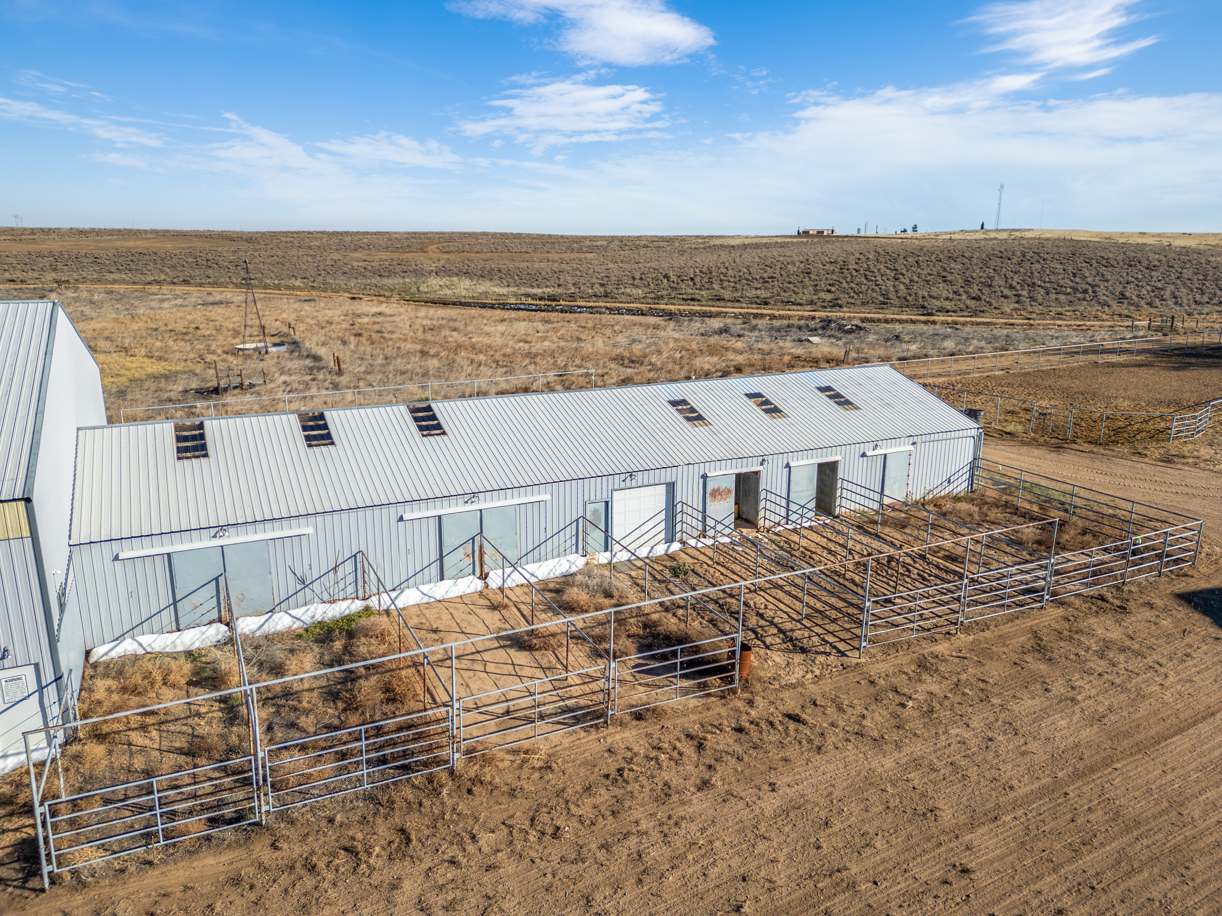 Aerial of Stalls and Runs